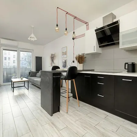 Elegancki We Wroclawiu Blisko Parku I Rzeki Z Klimatyzacja W Salonie I Biurkiem By Renters Διαμέρισμα Βρότσλαβ